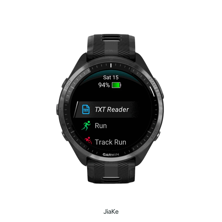 TXT Reader library on a Garmin watch